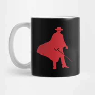 Zorro's Silhouette (Red) Mug